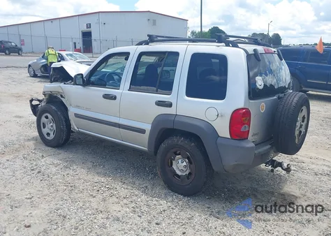 2003 Jeep Liberty Sport из США, поврежденный, VIN 1J4GL48K13W718686
